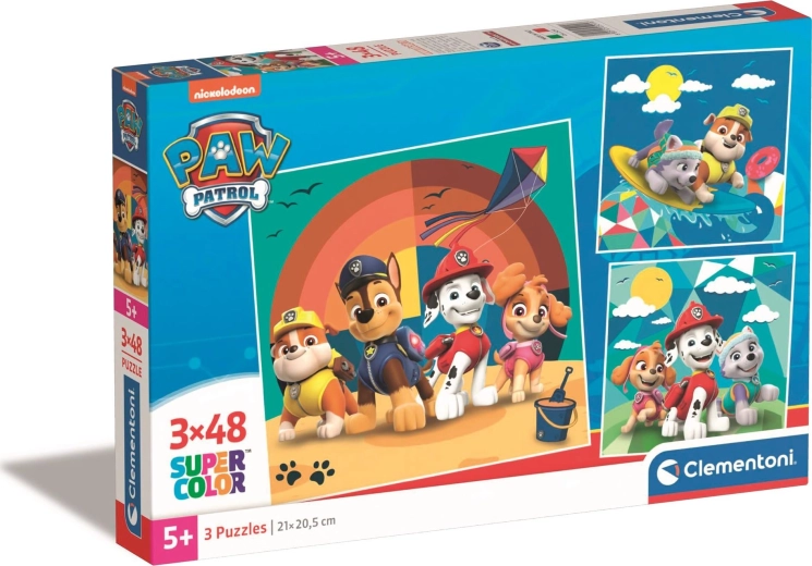 Paw Patrol Puzzle 3x48 Pieces