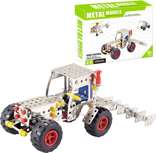 Metal construction kit tractor 226 pcs