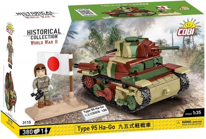 Tanka TYPE 95 HA-GO būvkomplekts 1:35 no COBI