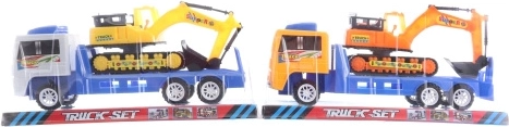 Plastmasas kravas auto ar ekskavatoru bērniem