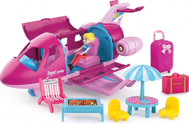 Airplane with passengers 36 cm