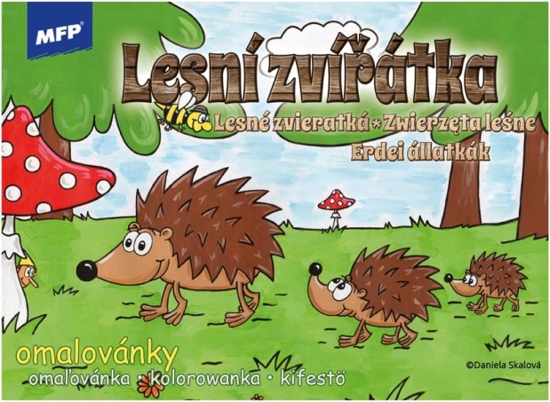 Krāsojamā grāmata Meža dzīvnieki