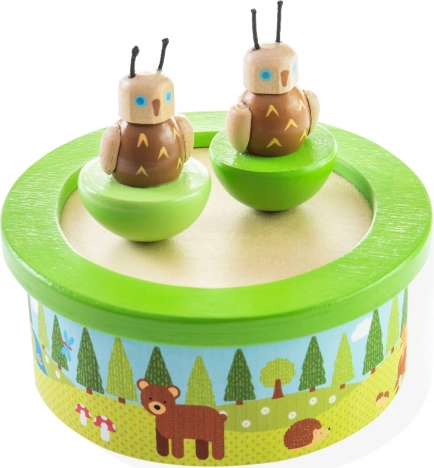 Koka muzikālā lādīte BIGJIGS TOYS Woodland