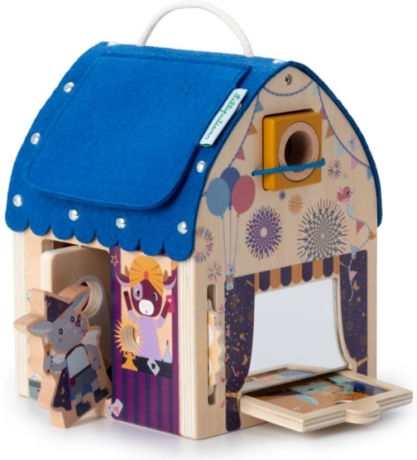 Wooden house with optical illusions Lilliputiens
