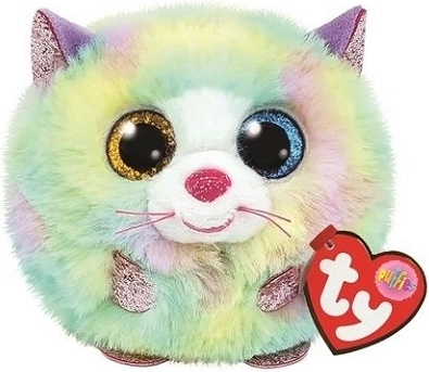 Ty Puffies Meteor plush cat heather