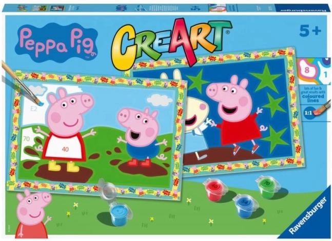 CreArt gleznošana pēc numuriem – CŪCIŅA PEPPA