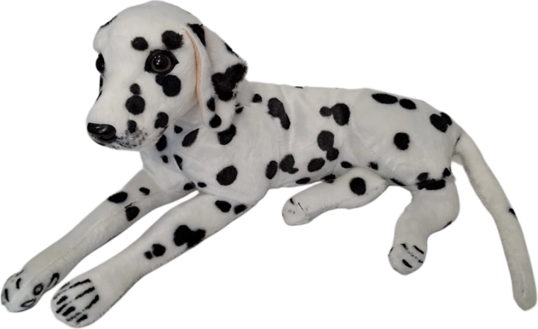 Plush Dalmatian dog - 1 piece