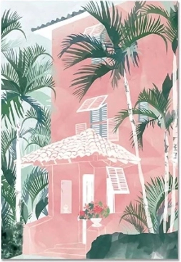 Norimpex Paint by Numbers Palm House 40 × 50 cm