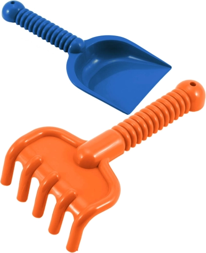 Lori plastmasas smilšu komplekts – lāpstiņa un grābeklītis 22/19 cm