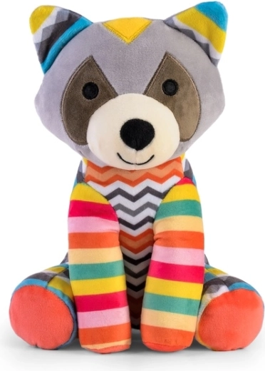 Colorful plush raccoon mascot Daffi 25 cm