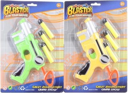 Plastmasas pistole bērniem ar putu patronām