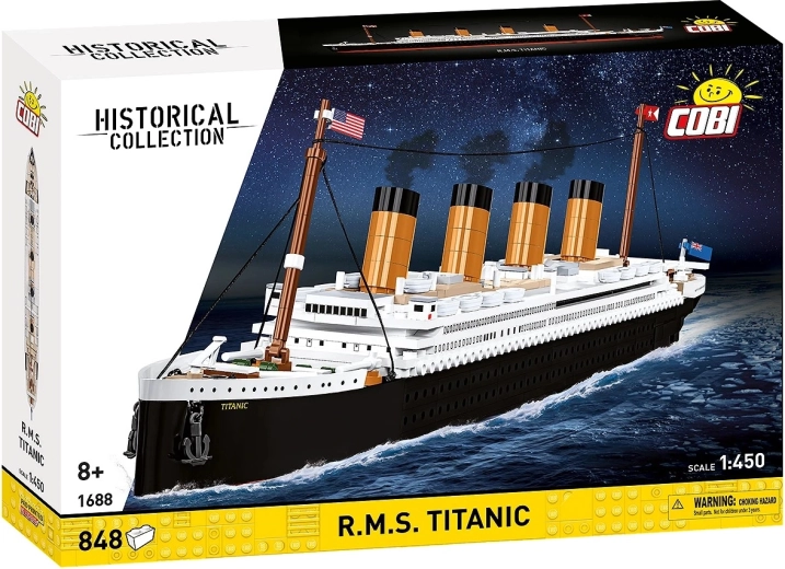 Būvkomplekts RMS TITANIC 1:450, 848 detaļas