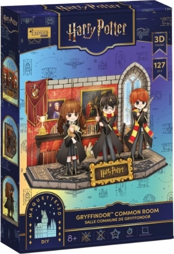 Cubic Fun Harry Potter Grifidora koplietošanas istaba 3D puzle