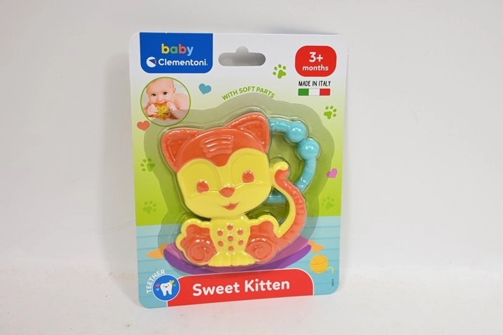 Clementoni baby košļājamais riņķis kaķēns - 1 gab.