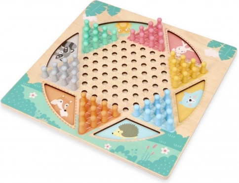 Koka divpusēja galda spēle – HALAMA un Čūskas un kāpnes