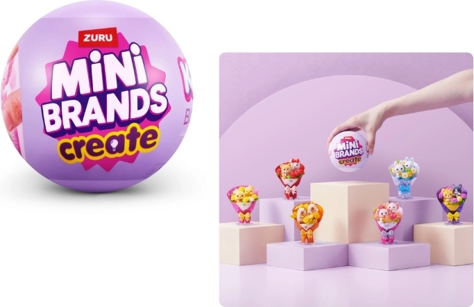ZURU Mini Brands Create mini kawaii pušķis - 1 gab.