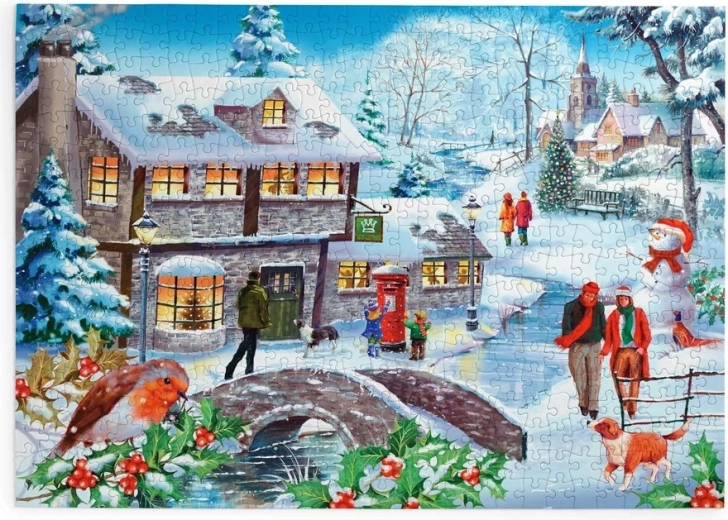 Winter Walk Puzzle with 500 Extra-Large Pieces