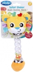 Playgro lion rattle with beads
