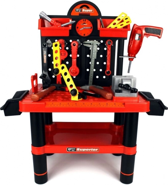 Bērnu darba galds Superior – spēļu komplekts ar instrumentiem