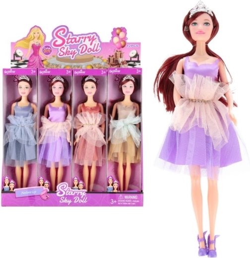 Stilīga modes lelle brunete 29 cm (4 varianti)