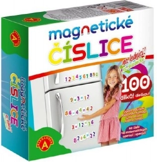 Magnētiskie skaitļi uz ledusskapja 100 gab.