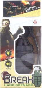 Plastmasas bateriju granāts ar skaņu