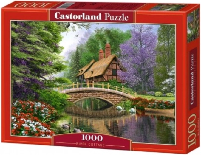 Puzzle Cottage by the River 1000 pieces CASTORLAND