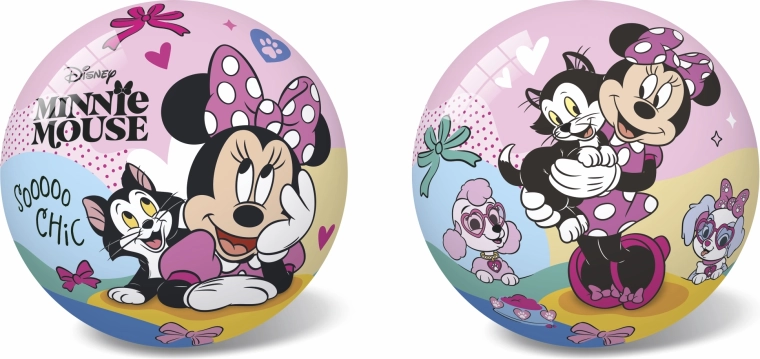 Gumijas bumba MINNIE 23 cm (nepiepūsta)