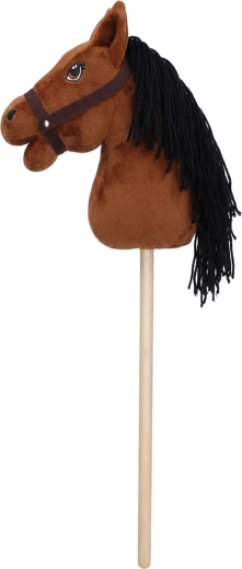 Brūns hobby horse (zirgs uz kociņa) 68 cm