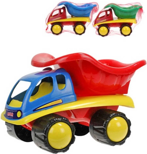 Children's plastic dump truck Tulipán 32 cm - 1 piece