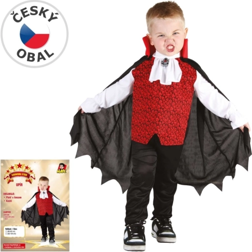 Bērnu karnevāla vampīra kostīms, 80–92 cm