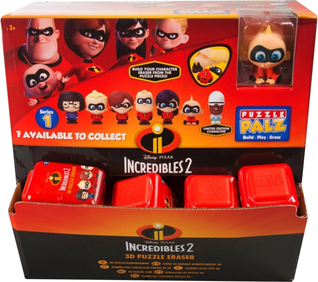 3D puzzle eraser THE INCREDIBLES 2
