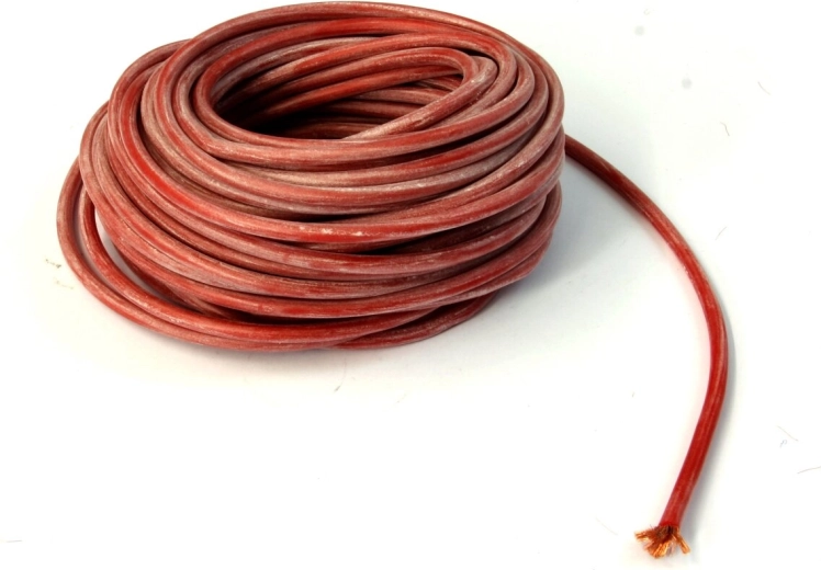 Silikona vads 2,5 mm² 10 m, sarkans