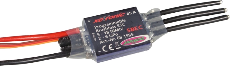 Xetronic 85 A regulators ar 5 A BEC