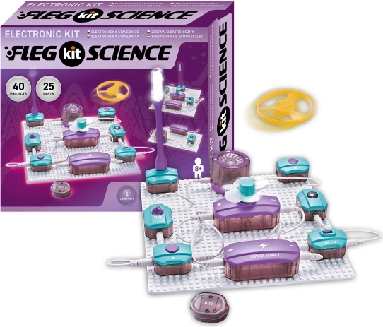 Elektroniskais konstruktors Fleg Science