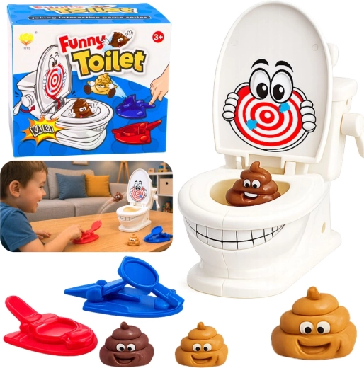 Funny Toilet – a skill game with launching catapults