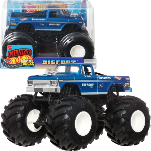 Hot Wheels Monster Trucks Bigfoot 21 cm – 1 gab.