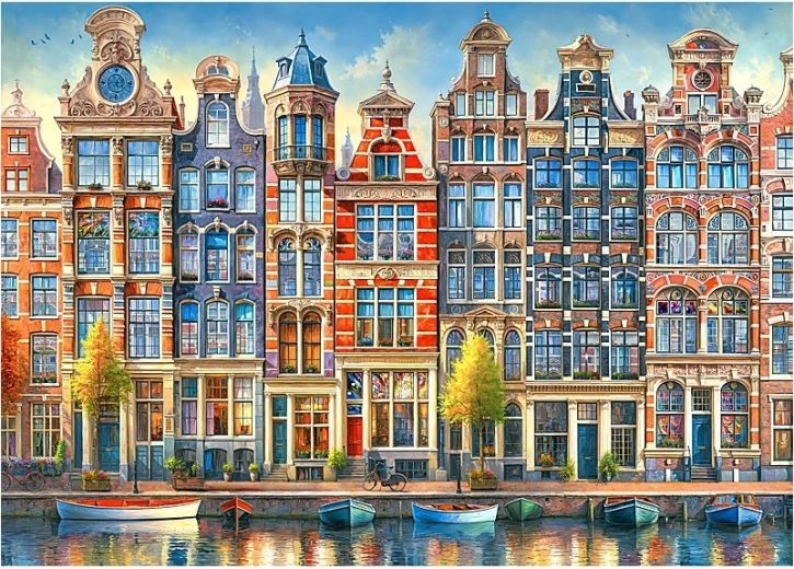 Cherry Pazzi puzle “Amsterdamas ritms” (1000 gabaliņi)