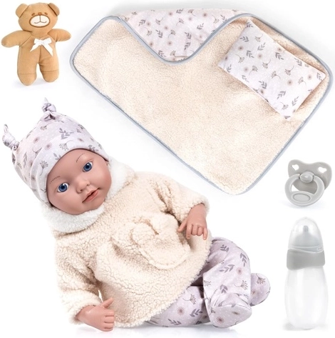 Bayer Design realistic Reborn doll 38 cm with accessories