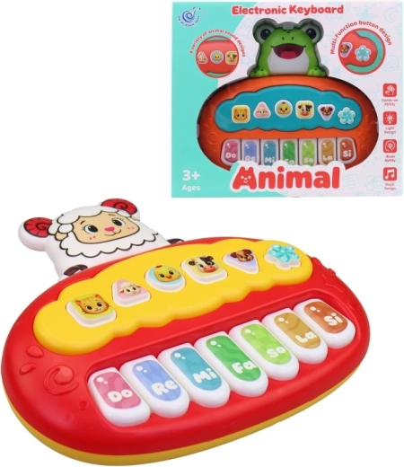 Battery-Powered Animal Toy Piano for Children