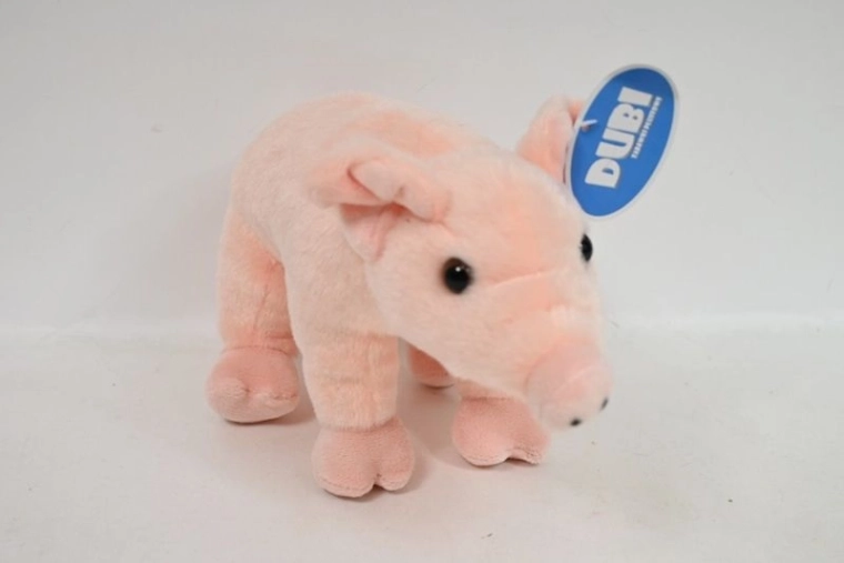 Rozā plīša cūciņa 22 cm