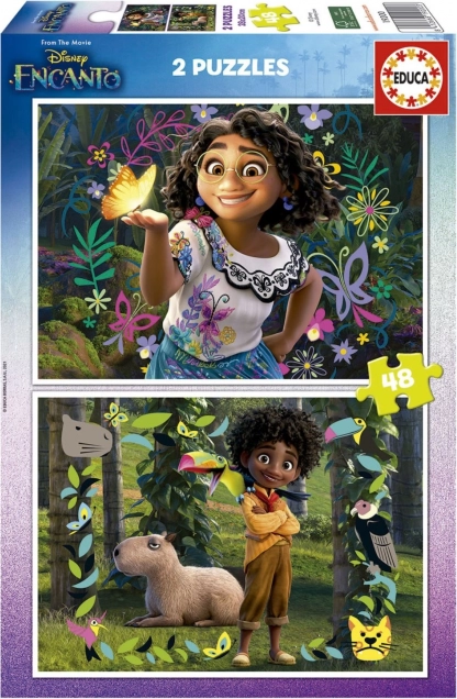 Puzzle Encanto 2x48 gabaliņu