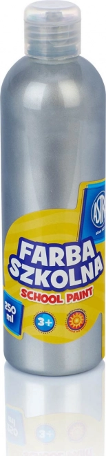 ASTRA tempera krāsa plakātu 250 ml sudraba metāliska