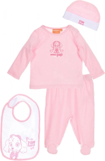 PAW Patrol Baby Gift Set, Pink, 4 Pieces