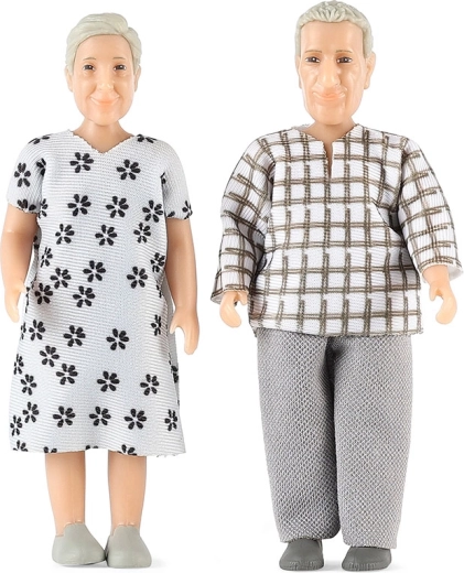 Lundby dollhouse doll set Grandma and Grandpa Jamie