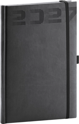 Notique weekly diary Aprint Top 2027 black 15 × 21 cm