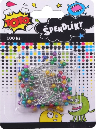 Krāsainas spiedpogas 100 gab.