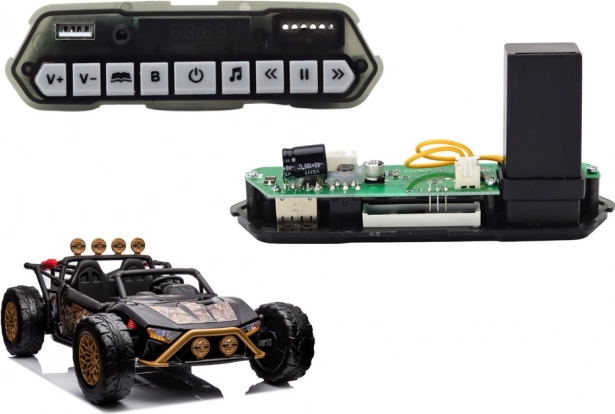 Mūzikas panelis 24V elektriskajiem bērnu auto LEAN CARS