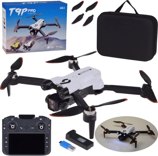 Foldable drone with camera and memory card