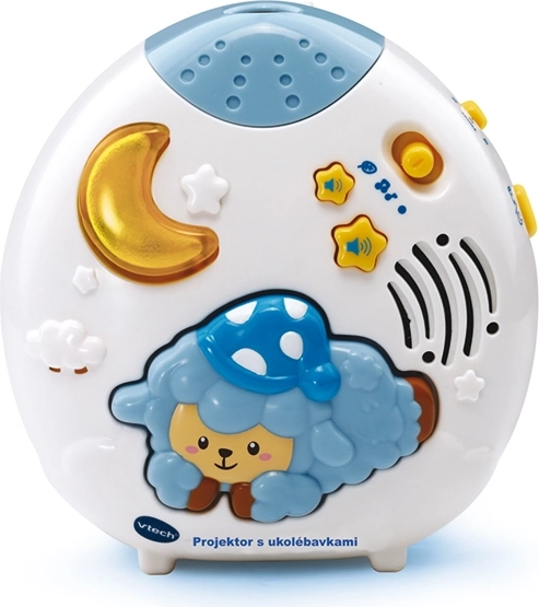 Vtech projektors ar šūpuļdziesmām un aitiņām debesīs